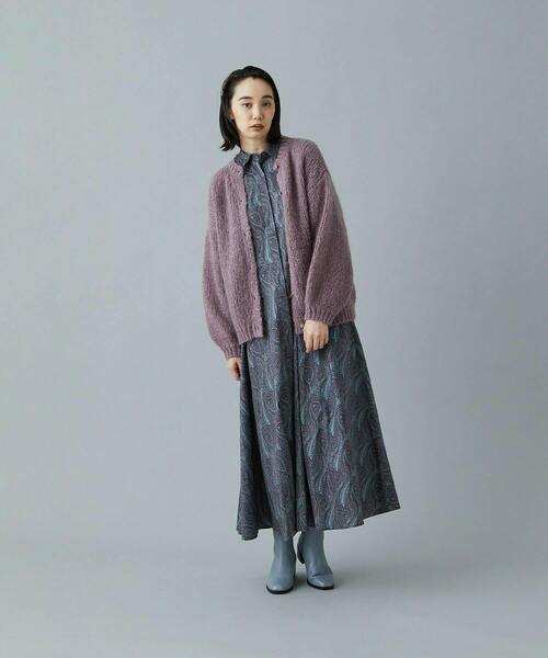 ADIEU TRISTESSE AMYRISモヘヤビッグスリーブカーディガン