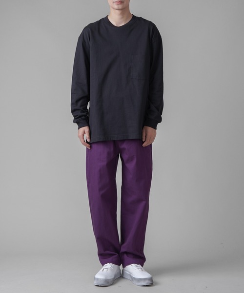 SPINNS（スピンズ）の「【5color】ビストロイージーシェフカラーパンツ（チノパンツ・メンズ・パープル/ロイヤルブルー/グリーン/レッド/イエロー・S/M/L）」の9枚目の写真