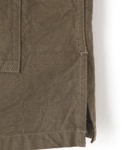 MHL.（エムエイチエル）の「OVERDYE MELANGE COTTON（シャツ/ブラウス・メンズ・ダークグリーン/ブラウン・SMALL/MEDIUM/LARGE）」の13枚目の写真