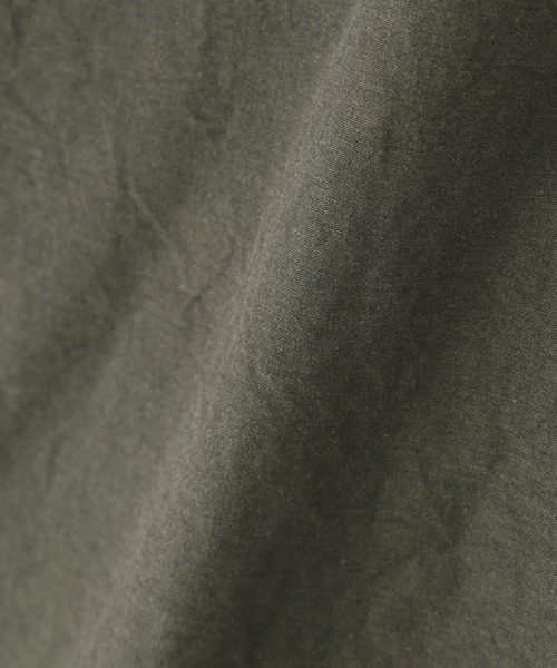 MHL.（エムエイチエル）の「OVERDYE MELANGE COTTON（シャツ/ブラウス・メンズ・ダークグリーン/ブラウン・SMALL/MEDIUM/LARGE）」の14枚目の写真