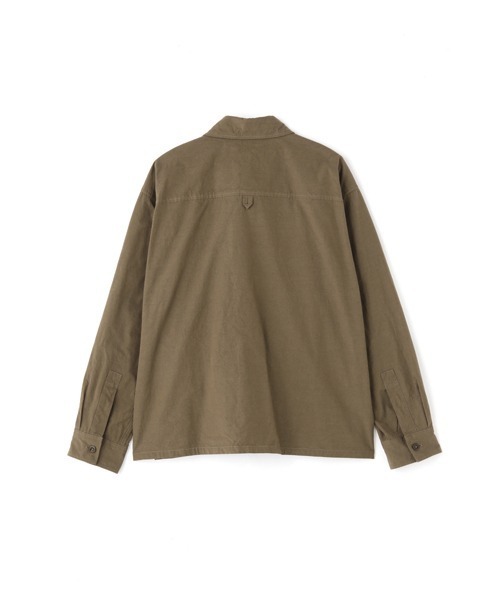 MHL.（エムエイチエル）の「OVERDYE MELANGE COTTON（シャツ/ブラウス・メンズ・ダークグリーン/ブラウン・SMALL/MEDIUM/LARGE）」の22枚目の写真