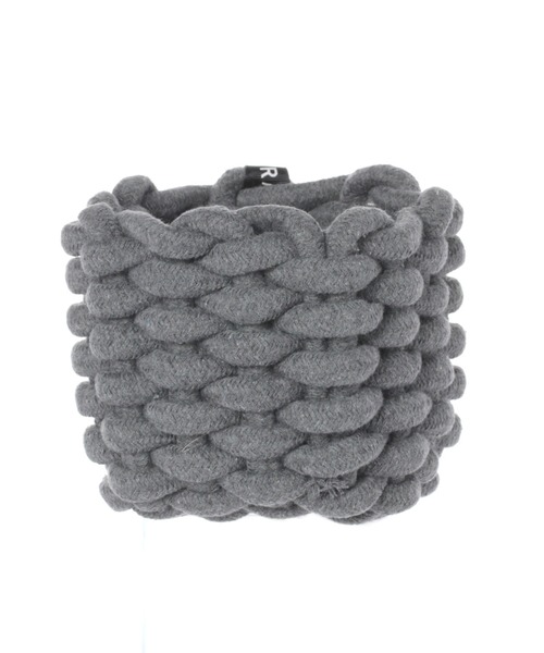 LAKOLE（ラコレ）の「モコモコロープコンテナ(S) / 235573（収納グッズ・レディース・ホワイト/グレー/ブラウン・FREE）」の7枚目の写真