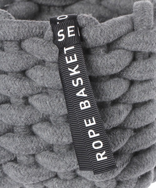 LAKOLE（ラコレ）の「モコモコロープコンテナ(S) / 235573（収納グッズ・レディース・ホワイト/グレー/ブラウン・FREE）」の11枚目の写真