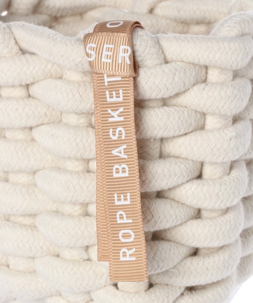 LAKOLE（ラコレ）の「モコモコロープコンテナ(S) / 235573（収納グッズ・レディース・ホワイト/グレー/ブラウン・FREE）」の10枚目の写真