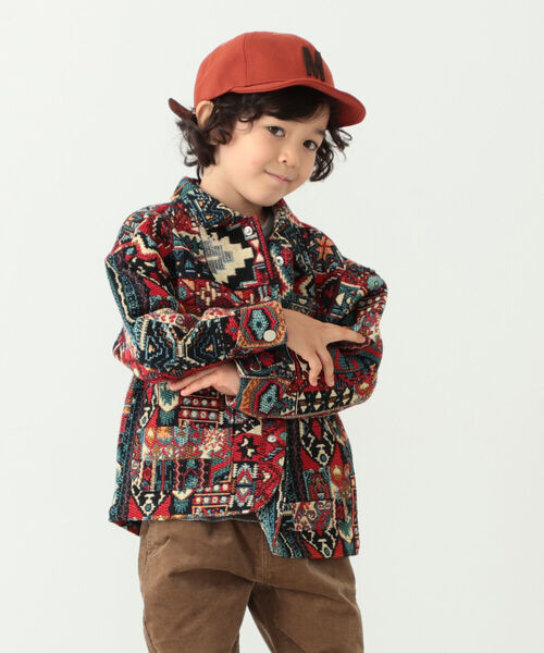 B:MING by BEAMS(ビーミングバイビームス)の「B:MING by BEAMS / ゴブラン カバーオール(100~140cm)(ブルゾン・キッズ・その他/その他1・120/110/130/140/100)」の1枚目の写真