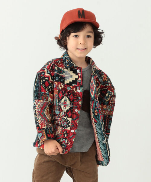 B:MING by BEAMS(ビーミングバイビームス)の「B:MING by BEAMS / ゴブラン カバーオール(100~140cm)(ブルゾン・キッズ・その他/その他1・120/110/130/140/100)」の4枚目の写真