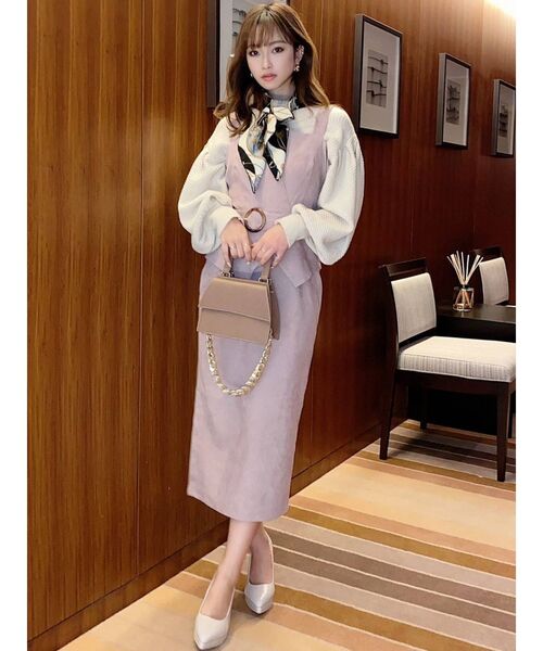 RESEXXY(リゼクシー)の「コーディロイジャンスカ(ワンピース・レディース・ブラック/ブラウン/ピンク・FREE)」の15枚目の写真