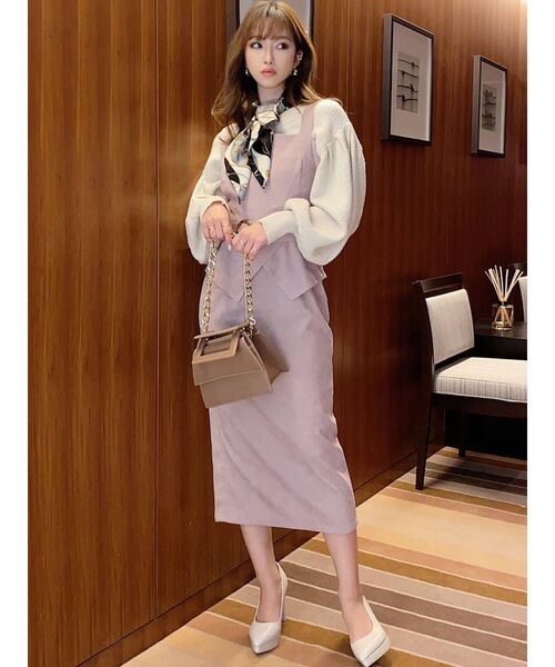 RESEXXY(リゼクシー)の「コーディロイジャンスカ(ワンピース・レディース・ブラック/ブラウン/ピンク・FREE)」の18枚目の写真