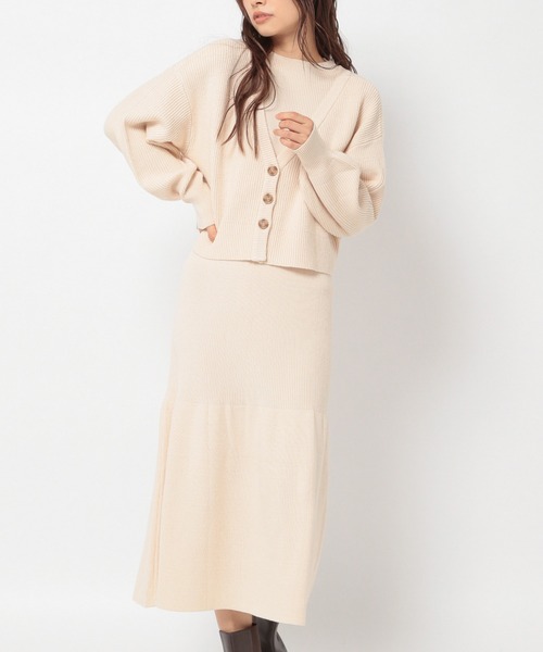 mysty woman（ミスティウーマン）の「【カーディガンセット】ニット