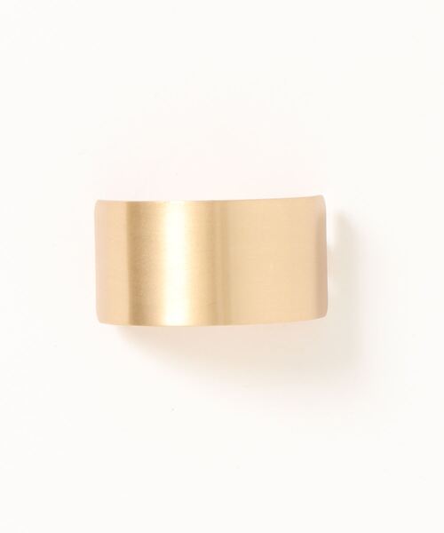 Fun & Daily（ファンアンドデイリー）の「F&D : カーブメタルヘアバレッタ（バレッタ/ヘアクリップ・レディース・シルバー/ゴールド・FREE）」の2枚目の写真