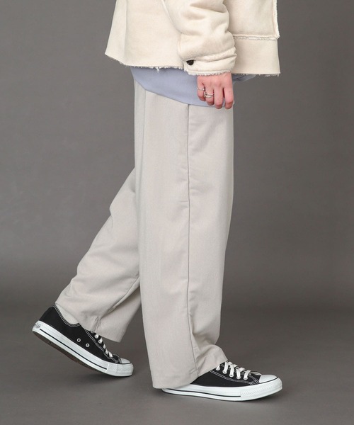 SENSE OF PLACE by URBAN RESEARCH（センスオブプレイスバイアーバンリサーチ）の「コーデュロイワイドパンツ（その他パンツ・メンズ・ブラウン/パープル/ライトベージュ/ブラック/グレー/ベージュ・MEDIUM/LARGE）」の5枚目の写真