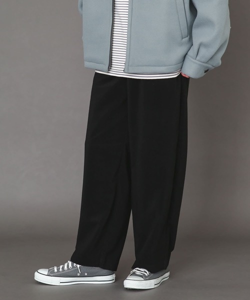 SENSE OF PLACE by URBAN RESEARCH（センスオブプレイスバイアーバンリサーチ）の「コーデュロイワイドパンツ（その他パンツ・メンズ・ブラウン/パープル/ライトベージュ/ブラック/グレー/ベージュ・MEDIUM/LARGE）」の2枚目の写真