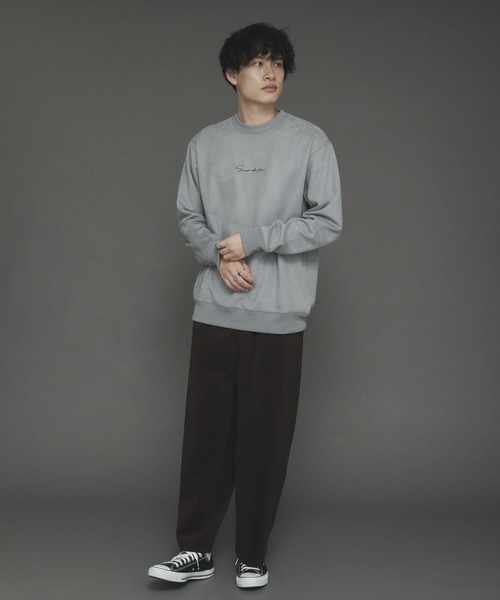 SENSE OF PLACE by URBAN RESEARCH（センスオブプレイスバイアーバンリサーチ）の「コーデュロイワイドパンツ（その他パンツ・メンズ・ブラウン/パープル/ライトベージュ/ブラック/グレー/ベージュ・MEDIUM/LARGE）」の8枚目の写真