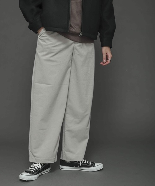 SENSE OF PLACE by URBAN RESEARCH（センスオブプレイスバイアーバンリサーチ）の「コーデュロイワイドパンツ（その他パンツ・メンズ・ブラウン/パープル/ライトベージュ/ブラック/グレー/ベージュ・MEDIUM/LARGE）」の14枚目の写真