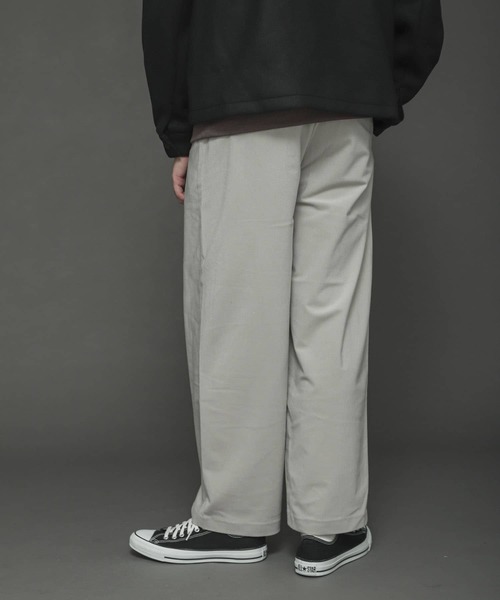 SENSE OF PLACE by URBAN RESEARCH（センスオブプレイスバイアーバンリサーチ）の「コーデュロイワイドパンツ（その他パンツ・メンズ・ブラウン/パープル/ライトベージュ/ブラック/グレー/ベージュ・MEDIUM/LARGE）」の16枚目の写真