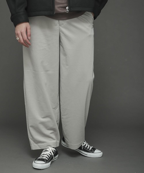 SENSE OF PLACE by URBAN RESEARCH（センスオブプレイスバイアーバンリサーチ）の「コーデュロイワイドパンツ（その他パンツ・メンズ・ブラウン/パープル/ライトベージュ/ブラック/グレー/ベージュ・MEDIUM/LARGE）」の17枚目の写真