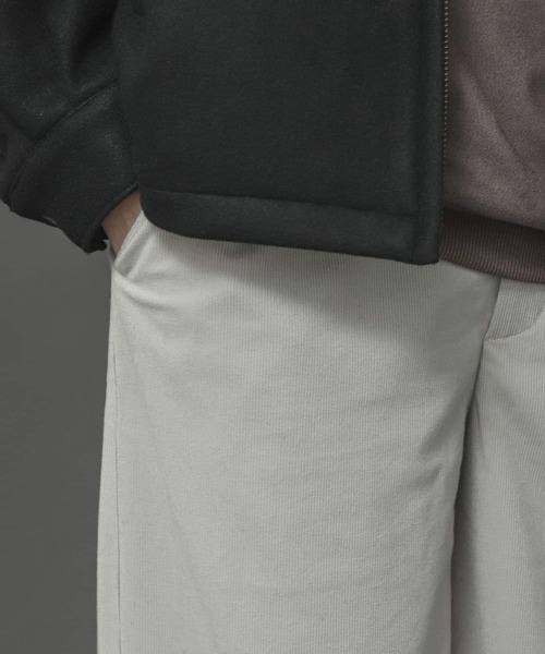 SENSE OF PLACE by URBAN RESEARCH（センスオブプレイスバイアーバンリサーチ）の「コーデュロイワイドパンツ（その他パンツ・メンズ・ブラウン/パープル/ライトベージュ/ブラック/グレー/ベージュ・MEDIUM/LARGE）」の18枚目の写真