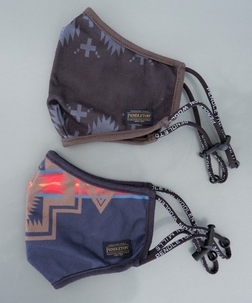 MANASTASH(マナスタッシュ)の「MANASTASH×PENDLETON/マナスタッシュ×ペンドルトン 2P MASK(EX COLOR) HOLDER & CASE マスク(マスク・メンズ・ブラック・FREE)」の8枚目の写真