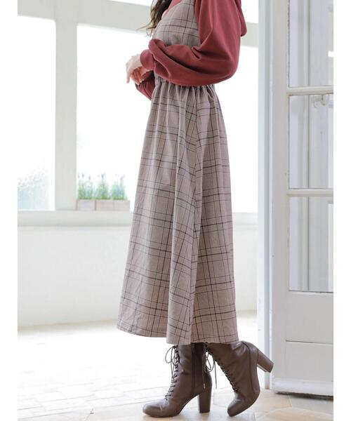 Areeam（アリーム）の「迷わず手に取るパーカーワンピース（ワンピース・レディース・ボルドー/チャコールグレー・FREE）」の16枚目の写真