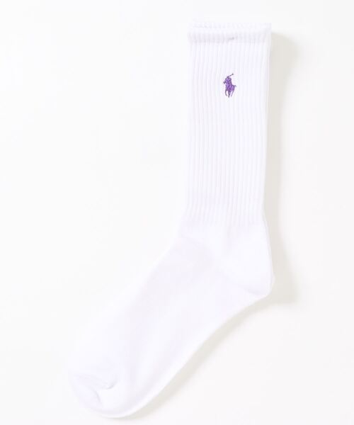 POLO RALPH LAUREN（ポロ ラルフ ローレン）の「【RALPH LAUREN POLO】カラー刺繍ソックス２セット（ソックス/靴下・メンズ・ブラック/その他3/ホワイト/その他1・23-25/25-27）」の3枚目の写真