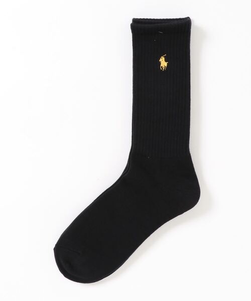 POLO RALPH LAUREN（ポロ ラルフ ローレン）の「【RALPH LAUREN POLO】カラー刺繍ソックス２セット（ソックス/靴下・メンズ・ブラック/その他3/ホワイト/その他1・23-25/25-27）」の4枚目の写真