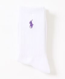 【RALPH LAUREN POLO】カラー刺繍ソックス2セット
