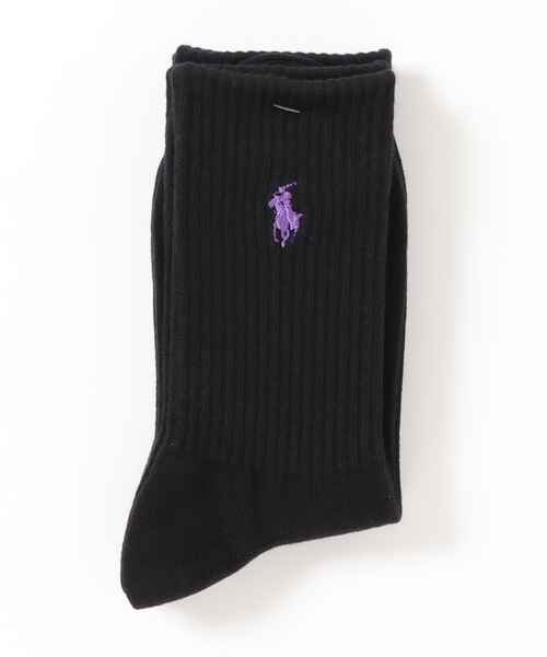 POLO RALPH LAUREN（ポロ ラルフ ローレン）の「【RALPH LAUREN POLO】カラー刺繍ソックス２セット（ソックス/靴下・メンズ・ブラック/その他3/ホワイト/その他1・23-25/25-27）」の9枚目の写真