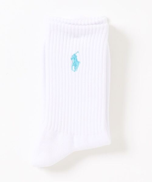 POLO RALPH LAUREN（ポロ ラルフ ローレン）の「【RALPH LAUREN POLO】カラー刺繍ソックス２セット（ソックス/靴下・メンズ・ブラック/その他3/ホワイト/その他1・23-25/25-27）」の5枚目の写真