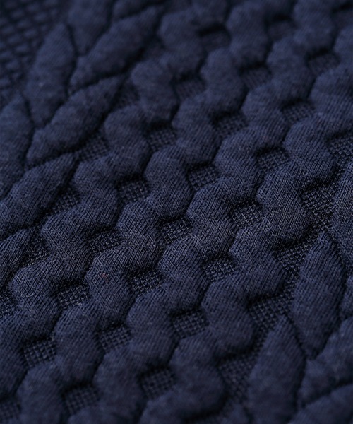 D.fesense（ディーフェセンス）の「ケーブル編み風ジャケット（その他アウター・キッズ・ネイビー・110cm/100cm）」の3枚目の写真