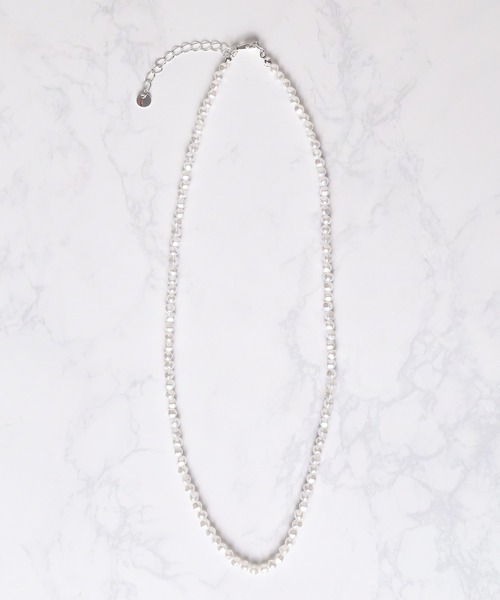 Mag.（マグ）の「【カラーアクリルパール】ネックレス（ネックレス・メンズ・ホワイト/ブラック/グレー・FREE）」の12枚目の写真