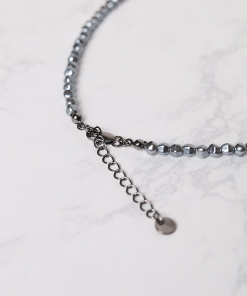 Mag.（マグ）の「【カラーアクリルパール】ネックレス（ネックレス・メンズ・ホワイト/ブラック/グレー・FREE）」の18枚目の写真