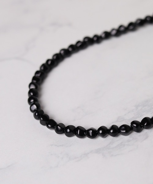 Mag.（マグ）の「【カラーアクリルパール】ネックレス（ネックレス・メンズ・ホワイト/ブラック/グレー・FREE）」の10枚目の写真