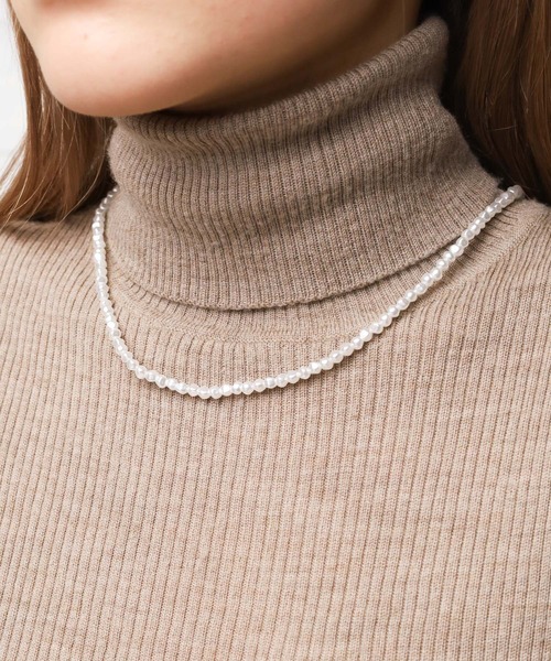 Mag.（マグ）の「【カラーアクリルパール】ネックレス（ネックレス・メンズ・ホワイト/ブラック/グレー・FREE）」の13枚目の写真