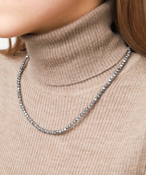 Mag.（マグ）の「【カラーアクリルパール】ネックレス（ネックレス・メンズ・ホワイト/ブラック/グレー・FREE）」の19枚目の写真