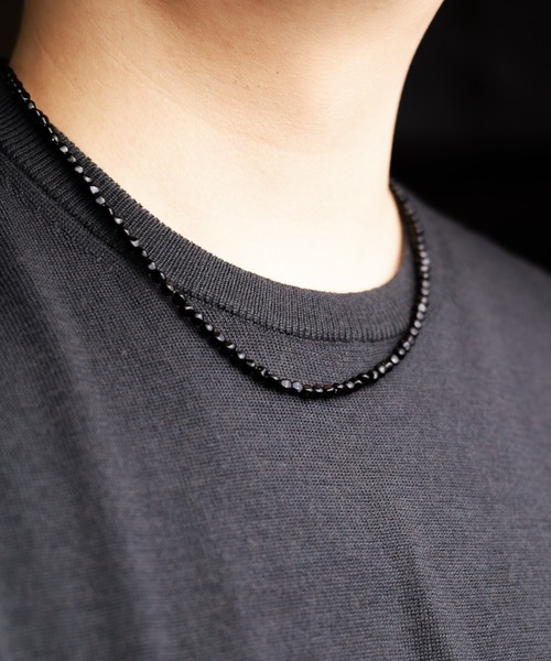 Mag.（マグ）の「【カラーアクリルパール】ネックレス（ネックレス・メンズ・ホワイト/ブラック/グレー・FREE）」の11枚目の写真