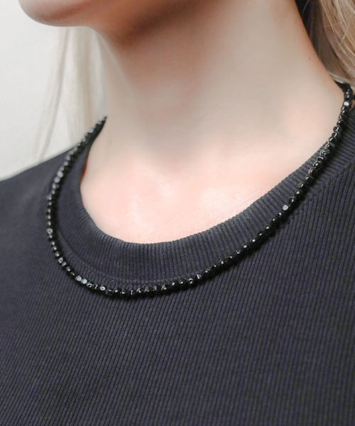 Mag.（マグ）の「【カラーアクリルパール】ネックレス（ネックレス・メンズ・ホワイト/ブラック/グレー・FREE）」の6枚目の写真