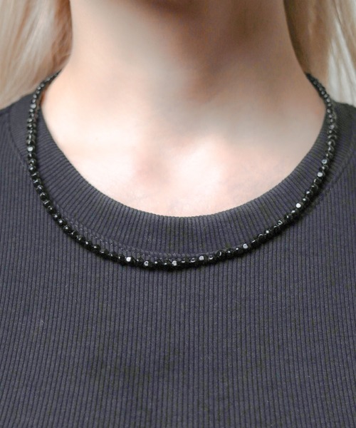 Mag.（マグ）の「【カラーアクリルパール】ネックレス（ネックレス・メンズ・ホワイト/ブラック/グレー・FREE）」の7枚目の写真
