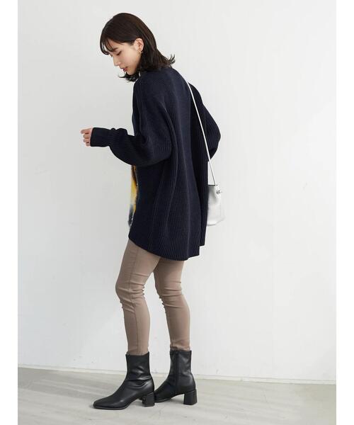 Green Parks(グリーンパークス)の「裏起毛ストレッチスキニーパンツ*(その他パンツ・レディース・ブラック/ネイビー/モカ・S/M/L)」の9枚目の写真