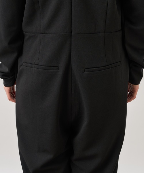 Omekashi（オメカシ）の「Onf(オンフ) カットジョーゼットサロペット（サロペット/オーバーオール・レディース・ブラック/ブラウン・38/36）」の14枚目の写真