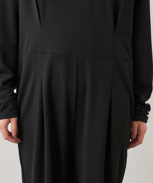 Omekashi（オメカシ）の「Onf(オンフ) カットジョーゼットサロペット（サロペット/オーバーオール・レディース・ブラック/ブラウン・38/36）」の18枚目の写真