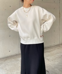 2WAYドットボタンショートカーディガン