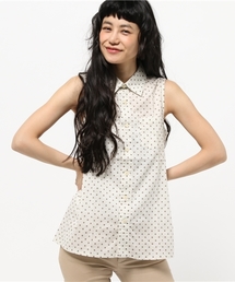 BEAMS BOY | BEAMS BOY / ドット Aライン ノースリーブ シャツ(シャツ/ブラウス)