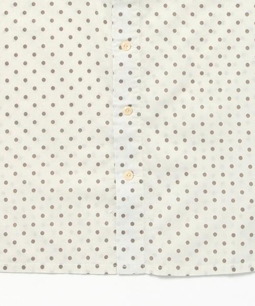 BEAMS BOY（ビームスボーイ）の「BEAMS BOY / ドット Aライン ノースリーブ シャツ（シャツ/ブラウス・レディース・ホワイト/ブルー/ネイビー・ONE SIZE）」の9枚目の写真