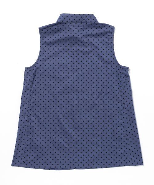 BEAMS BOY（ビームスボーイ）の「BEAMS BOY / ドット Aライン ノースリーブ シャツ（シャツ/ブラウス・レディース・ホワイト/ブルー/ネイビー・ONE SIZE）」の15枚目の写真