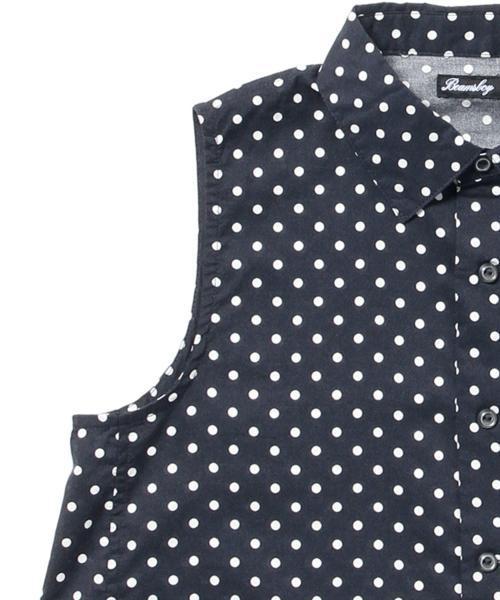 BEAMS BOY（ビームスボーイ）の「BEAMS BOY / ドット Aライン ノースリーブ シャツ（シャツ/ブラウス・レディース・ホワイト/ブルー/ネイビー・ONE SIZE）」の17枚目の写真