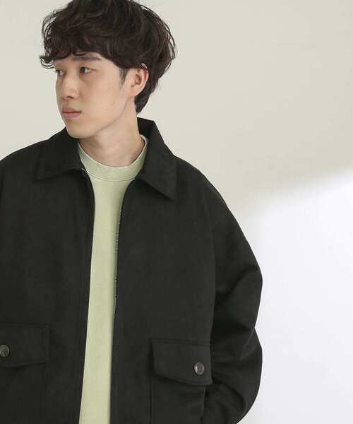 SENSE OF PLACE by URBAN RESEARCH(センスオブプレイスバイアーバンリサーチ)の「エコスエードジップブルゾン(ブルゾン・メンズ・ライトブルー/ブラック/ベージュ・MEDIUM/LARGE)」の14枚目の写真