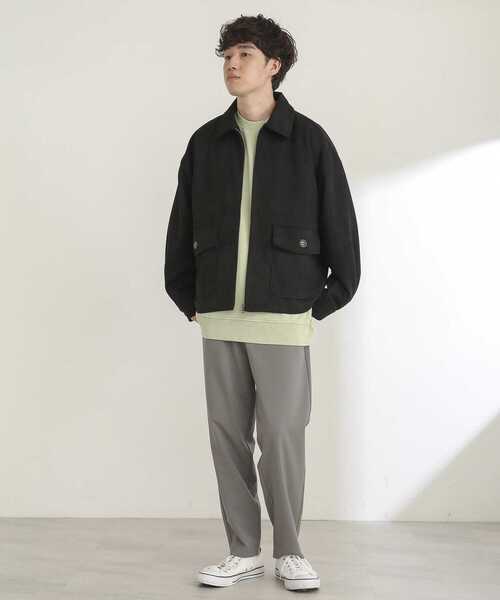 SENSE OF PLACE by URBAN RESEARCH(センスオブプレイスバイアーバンリサーチ)の「エコスエードジップブルゾン(ブルゾン・メンズ・ライトブルー/ブラック/ベージュ・MEDIUM/LARGE)」の11枚目の写真