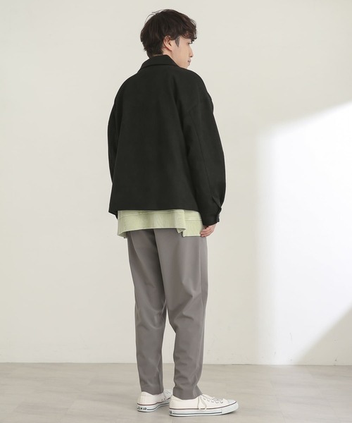 SENSE OF PLACE by URBAN RESEARCH(センスオブプレイスバイアーバンリサーチ)の「エコスエードジップブルゾン(ブルゾン・メンズ・ライトブルー/ブラック/ベージュ・MEDIUM/LARGE)」の8枚目の写真