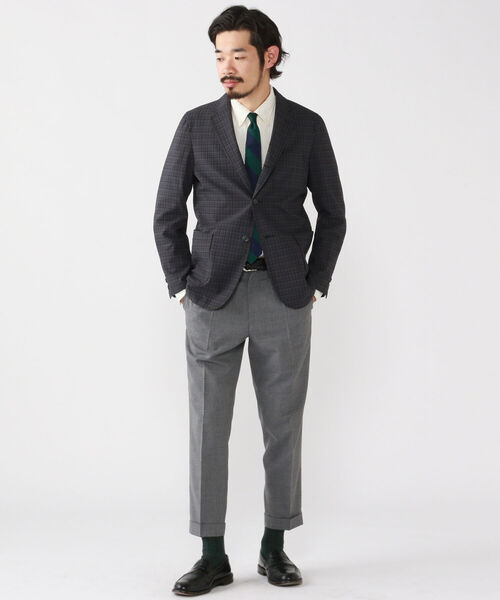 BEAMS PLUS(ビームスプラス)の「BEAMS PLUS / コンバットウール 1プリーツ トラウザーズ(スラックス・メンズ・グレー/グレー系その他・LARGE/MEDIUM/SMALL/X-LARGE/X-SMALL)」の3枚目の写真