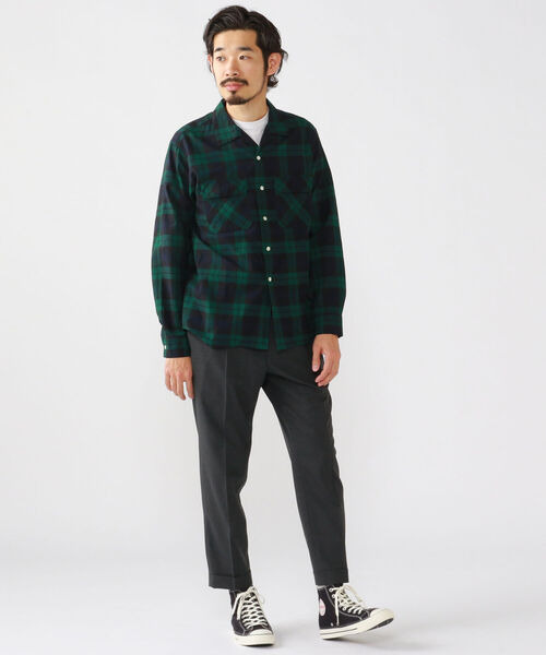 BEAMS PLUS(ビームスプラス)の「BEAMS PLUS / コンバットウール 1プリーツ トラウザーズ(スラックス・メンズ・グレー/グレー系その他・LARGE/MEDIUM/SMALL/X-LARGE/X-SMALL)」の5枚目の写真